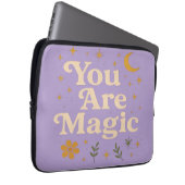 You Are Magic - Inspirational Star Design with Pos Laptop Sleeve (Voorkant Rechts)