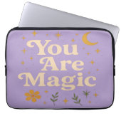 You Are Magic - Inspirational Star Design with Pos Laptop Sleeve (Voorkant)