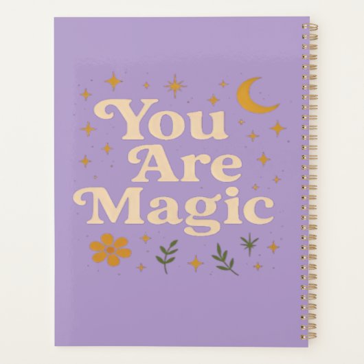You Are Magic - Inspirational Star Design with Pos Planner (Achterkant)