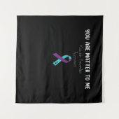 You Are Matter To Me Suicide Prevention Awareness Wandkleed (Voorkant (horizontaal))
