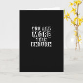 You Are More Than Enough Faith Based Self Love Des Kaart (Gele Bloem)