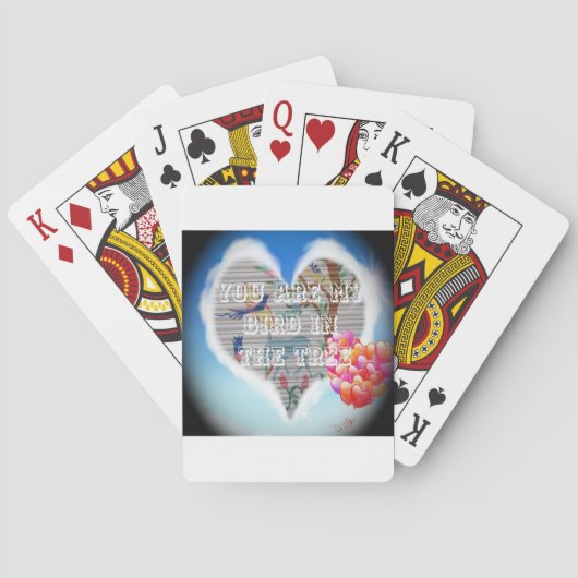 You Are My Bird In The Tree beroemd gemaakt door H Speelkaarten (Achterkant)