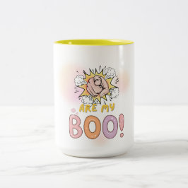 You Are My Boo – Cute Ghost Hallo Tweekleurige Koffiemok