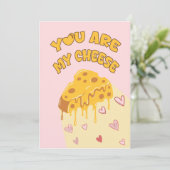 You Are My Cheese  Feestdagenkaart (Staand voorkant)
