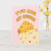 You Are My Cheese valentine Kaart (Gele Bloem)
