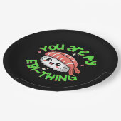 You are my Ebi-thing Sushi Papieren Bordje (Gekanteld)