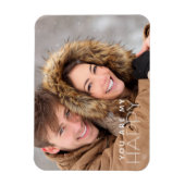 YOU ARE MY HAPPY (bewerkbaar gezegde of kleur) Magneet (Verticaal)