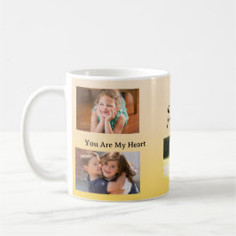 You Are My Heart – Four Photo Gift for Mom Koffiemok