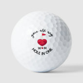 You Are My Hole in One Custom Initialen Romantisch Golfballen (Voorkant)