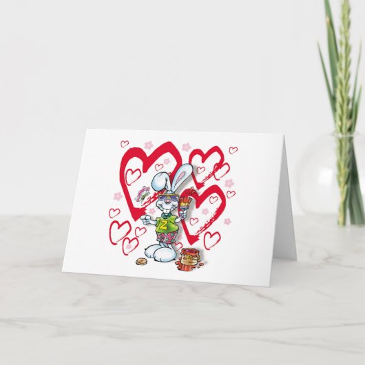You are my honey bunny feestdagen kaart (Voorkant)