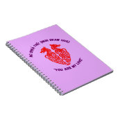 You Are My Love Spiral Journal Notitieboek (Rechterzijde)