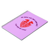 You Are My Love Spiral Journal Notitieboek (Linkerzijde)