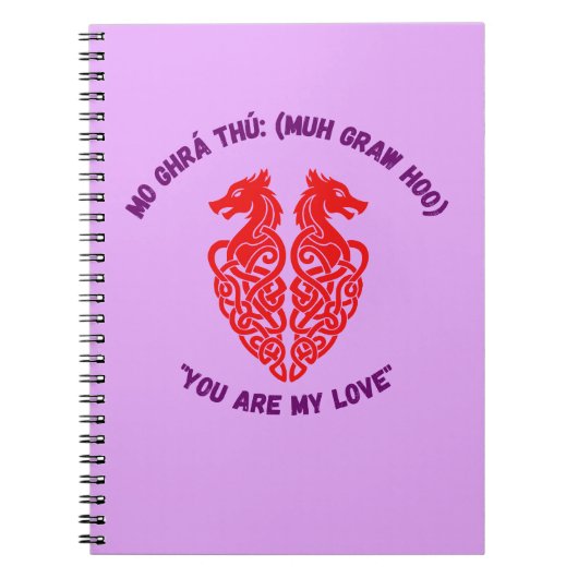 You Are My Love Spiral Journal Notitieboek (Voorkant)