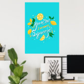You are my Main Squeeze Lemons Poster (Thuiskantoor)