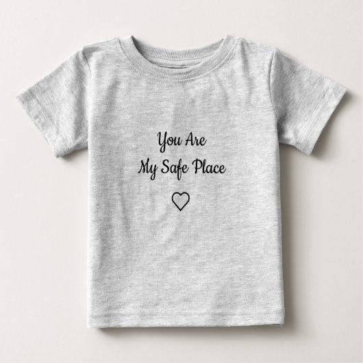 You Are My Safe Place Kids T-Shirt (Voorkant)