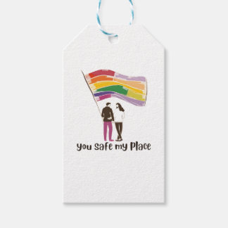 You Are My Safe Place – LGBTQ Pride Love Sticker Cadeaulabel