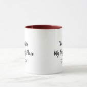You Are My Safe Place Mug – Soft Love Quote Mok (Midden)