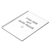 You Are My Safe Place Notebook Notitieboek (Linkerzijde)