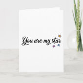 You are my star kaart (Voorkant)