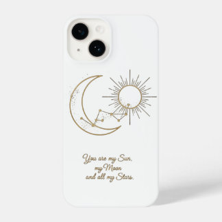 You are my Sun Moon and Stars Phone Case - Minimal iPhone 14 Hoesje