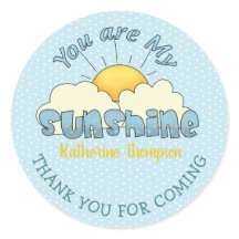 You Are My Sunshine Baby Boy Shower  
