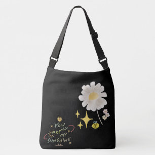 "You Are My Sunshine Daisy Schoudertas Cute Bl Crossbody Tas