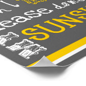 You Are My Sunshine - Gray - Poster (Hoek)