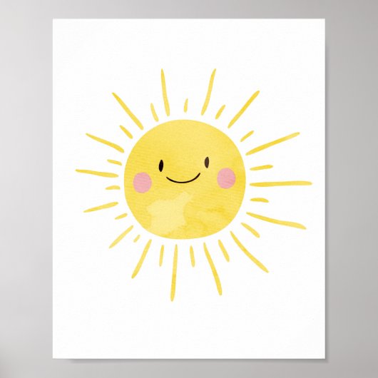 You Are My Sunshine Kamer Print Baby Shower (Voorkant)