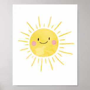 You Are My Sunshine Kraamkamer Print Baby Shower