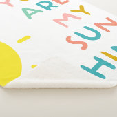 You Are My Sunshine Pastels Sherpa Deken (3/4)