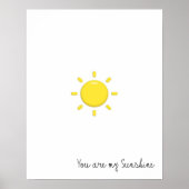 You Are My Sunshine Poster (Voorkant)