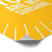 You Are My Sunshine Poster (Hoek)