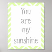 You Are My Sunshine Poster (Voorkant)