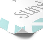 You Are My Sunshine Poster (Hoek)