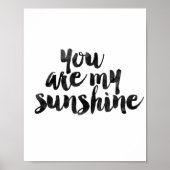 You Are My Sunshine Poster (Voorkant)