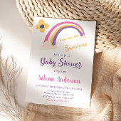 "You Are My Sunshine" Rainbow Baby Shower  Kaart