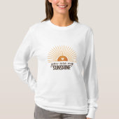 You Are My Sunshine Sunburst Design | Modern Boho  T-shirt (Voorkant)
