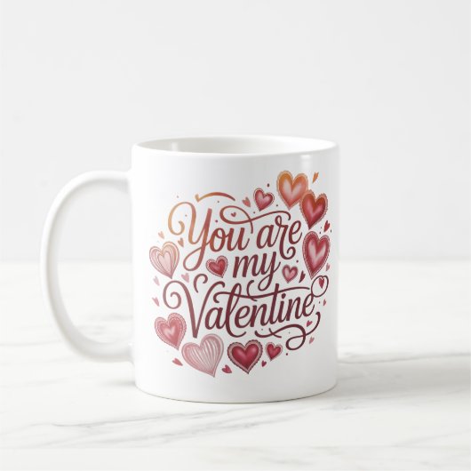 You are my valentine koffiemok (Links)