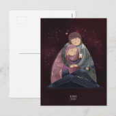 You are my world van Alexandra Dikaia Love Feestdagenkaart (Voorkant / Achterkant)