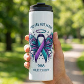 You Are Not Alone 988 Suicide Prevention Walk Hope Thermosbeker