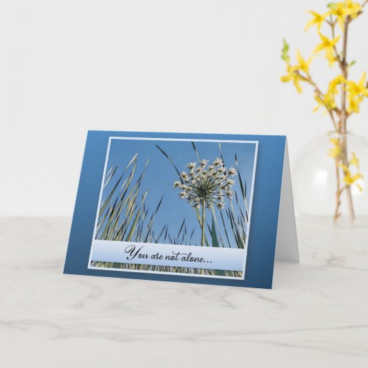 You Are Not Alone Kaart (Gele Bloem)
