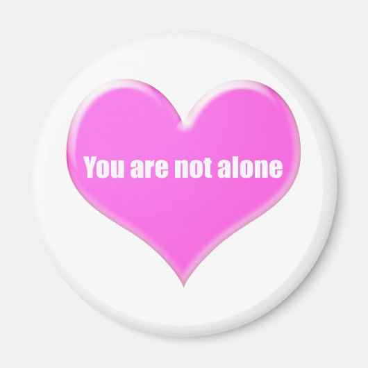 You are not alone. magneet (Voorkant)