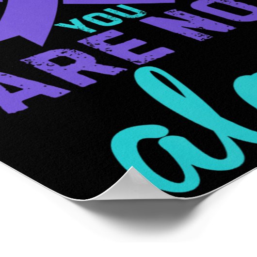 You Are Not Alone Premium  Poster (Hoek)