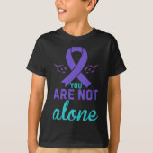 You Are Not Alone Premium  T-shirt (Voorkant)