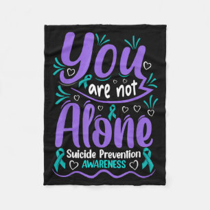 You Are Not Alone Preventie Bewustzijn Fleece Deken