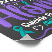 You Are Not Alone Suicide Prevention Awareness  Poster (Hoek)