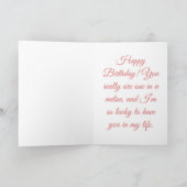 you are one in a melon birthday kaart (Binnen)