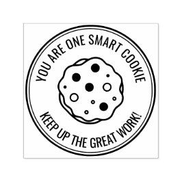 You are one Smart Cookie | Teacher Motivational Zelfinktende Stempel