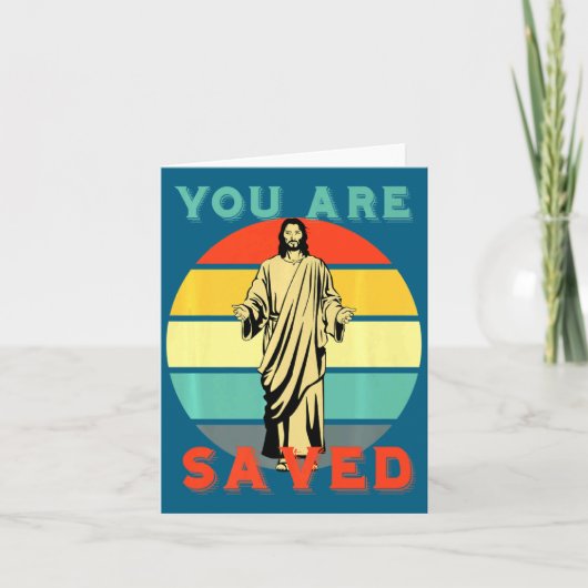 You Are Saved Spread The Good News Of Jesus 1 _1  Kaart (Voorkant)