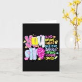 You Are Smart Brave Strong Kind Loved Motivation T Kaart (Gele Bloem)